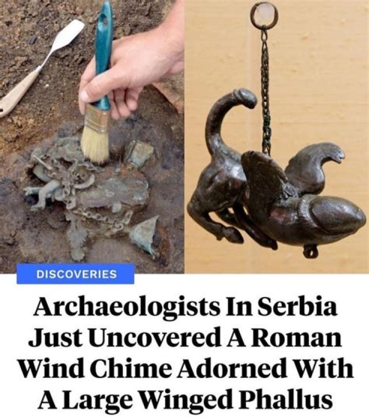'Magical' Roman-Era Wind Chime Phallus Discovered In Serbia