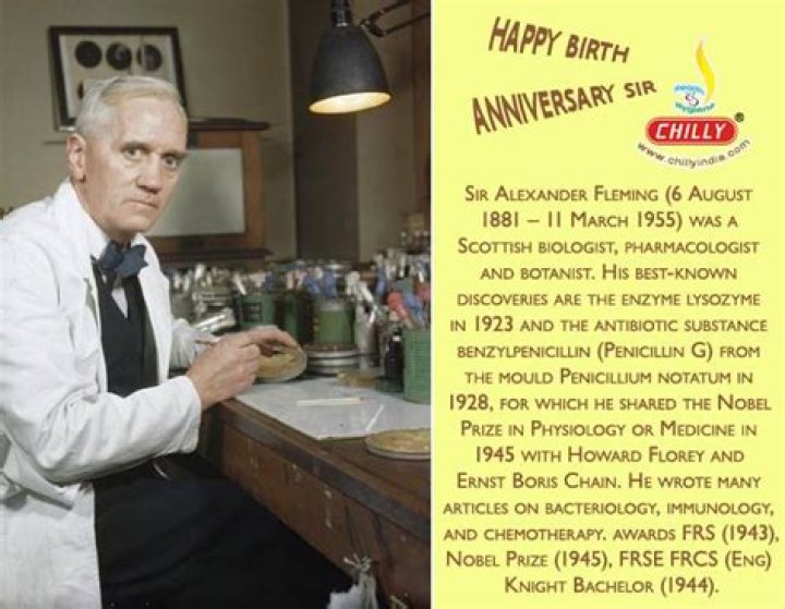 Alexander Fleming (Biologist) - Age, Birthday, Bio, Facts, Family, Net Worth, Height & More
