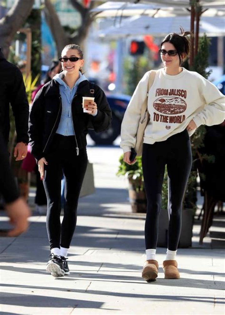 BFFs Kendall Jenner and Hailey Bieber Flaunt Their Abs While Leaving Pilates: See Photos!