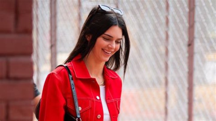 Monochromatic QueenKendall Jenner is All Smiles in Red-on-Red Denim Look in NYC